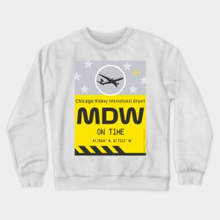 MDW Chicago airport Crewneck Sweatshirt